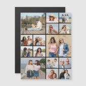 独自の15フォトコラージュ磁気カードの作成 (正面/裏面)