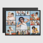 独自の15フォトコラージュ磁気カードの作成 (正面/裏面)