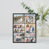 独自の15フォトコラージュ紙シート/カードの作成 (スタンド正面)