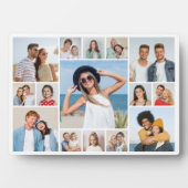 独自の15フォトコラージュ編集可能カラーを作成 フォトプラーク (正面)