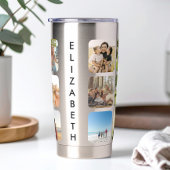 独自の15フォトパーソナライズされたコラージュを作成 保温保冷タンブラー
