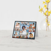 独自の15枚のフォトコラージグリーティングを作成する カード (黄色い花)