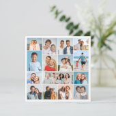 独自の15枚のフォトコラージグリーティングを作成する カード (スタンド正面)
