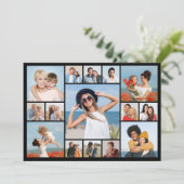 独自の15枚のフォトコラージグリーティングを作成する カード (スタンド正面)