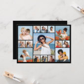独自の15枚のフォトコラージグリーティングを作成する カード (正面/裏面インサイチュ)