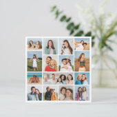 独自の15枚のフォトコラージグリーティングカードを作成する (スタンド正面)