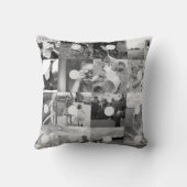 独自の16フォトカスタマイズ可能なコラージクッションを追加 クッション (裏面)