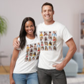 独自の16フォトカスタムコラージュを作成ユニセックスする Tシャツ