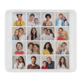 独自の16フォトコラージュを作成 カッティングボード (正面)