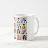 独自の16フォトコラージュを作成 コーヒーマグカップ (正面右)