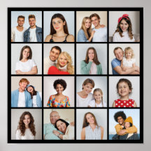 独自の16フォトコラージュを作成