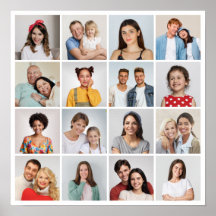 独自の16フォトコラージュを作成