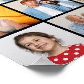 独自の16フォトコラージュを作成 ポスター (角)