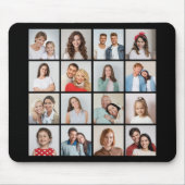 独自の16フォトコラージュを作成 マウスパッド (正面)