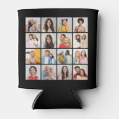 独自の16フォトコラージュを作成 缶クーラー (正面)