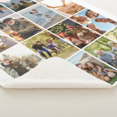 独自の16フォトパーソナライズされたコラージュを作成 シェルパブランケット (3/4)