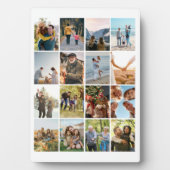 独自の16フォトパーソナライズされたコラージュを作成 フォトプラーク (正面)