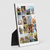 独自の16フォトパーソナライズされたコラージュを作成 フォトプラーク (側面)