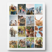 独自の16フォトパーソナライズされたコラージュを作成 フォトプラーク (正面)