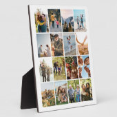 独自の16フォトパーソナライズされたコラージュを作成 フォトプラーク (側面)