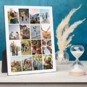 独自の16フォトパーソナライズされたコラージュを作成 フォトプラーク (側面)