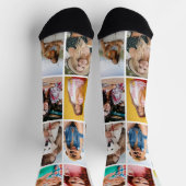 独自の16フォト写真の作成カスタム ソックス