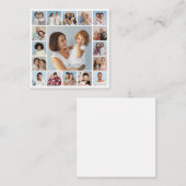 独自の17フォトコラージノートカードを作成する ノートカード (正面/裏面)