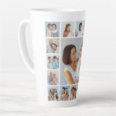 独自の17フォトコラージュを作成 カフェラテマグ (左アングル)