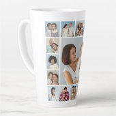 独自の17フォトコラージュを作成 カフェラテマグ (左アングル)