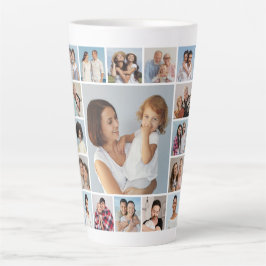 独自の17フォトコラージュを作成 カフェラテマグ