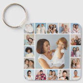 独自の17フォトコラージュを作成 キーホルダー (正面)