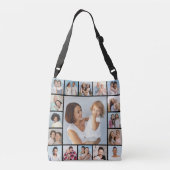 独自の17フォトコラージュを作成 クロスボディバッグ (裏面)