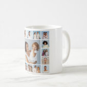 独自の17フォトコラージュを作成 コーヒーマグカップ (正面右)