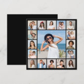 独自の17フォトコラージュを作成 シーズンカード (正面/裏面)