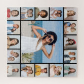 独自の17フォトコラージュを作成 ジグソーパズル (横)