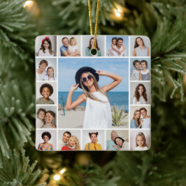 独自の17フォトコラージュを作成 セラミックオーナメント