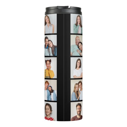 独自の17フォトコラージュを作成 タンブラー (裏面)