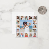 独自の17フォトコラージュを作成 ノートカード (正面/裏面インサイチュ)