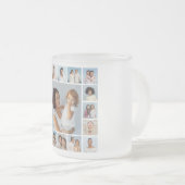 独自の17フォトコラージュを作成 フロストグラスマグカップ (正面右)