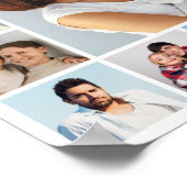 独自の17フォトコラージュを作成 ポスター (角)