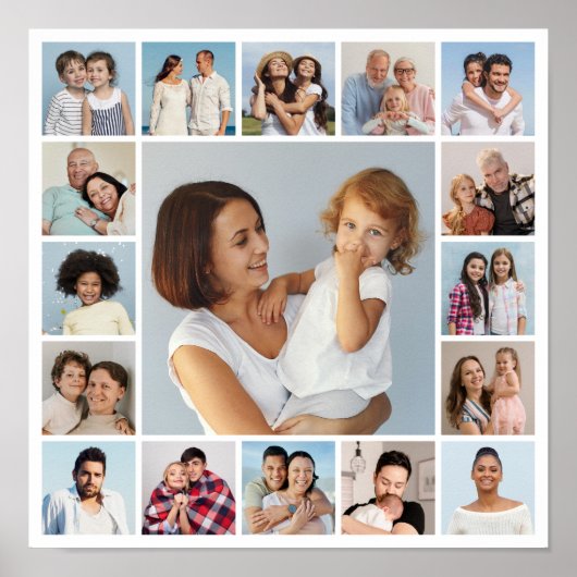 独自の17フォトコラージュを作成 ポスター (正面)