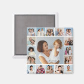 独自の17フォトコラージュを作成 マグネット (正面/裏面)