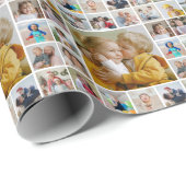 独自の17フォトコラージュを作成 ラッピングペーパー (ロールコーナー)