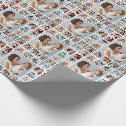 独自の17フォトコラージュを作成 ラッピングペーパー (角)