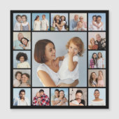 独自の17フォトコラージュ磁気カードの作成 (正面)