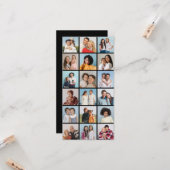 独自の18フォトコラージュの挨拶を作成する カード (正面/裏面インサイチュ)