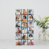 独自の18フォトコラージュの挨拶を作成する カード (スタンド正面)