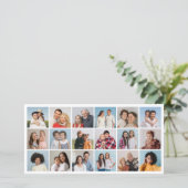 独自の18フォトコラージュの挨拶を作成する カード (スタンド正面)