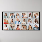 独自の18フォトコラージュを作成 ポスター (正面)