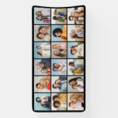 独自の18フォトコラージュを作成 横断幕 (縦)